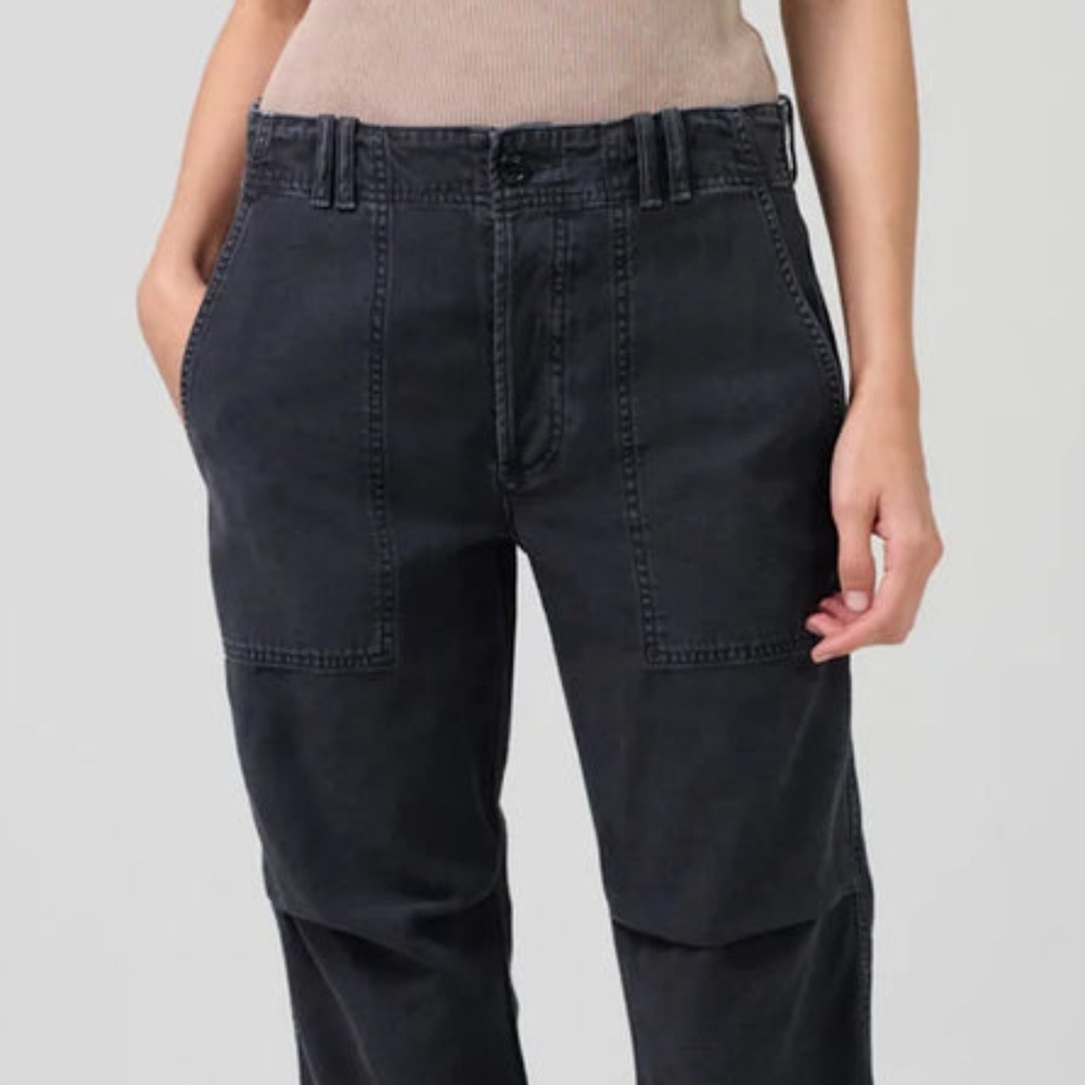 Citizens of Humanity Agni Utility Pants | Washed Black | Size 26 | NWT